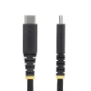 StarTech.com 30cm (1ft) USB-C-Ladekabel, 60W (3A) PD, doppellagig umflochtenes Nylon/TPE-Mantel, robustes USB-C-Ladekabel, USB 2.0 Laptop-Ladekabel
