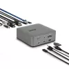 StarTech.com Thunderbolt 5 Dockingstation, DP/HDMI, Triple-Monitor-Dock bis 4K 144 Hz oder Dual 8K 60 Hz, 5x USB-Ports, 140 W Laptop-Ladung