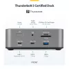 StarTech.com Thunderbolt 5 Dockingstation, DP/HDMI, Triple-Monitor-Dock bis 4K 144 Hz oder Dual 8K 60 Hz, 5x USB-Ports, 140 W Laptop-Ladung