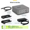 StarTech.com Thunderbolt 5 Dockingstation, DP/HDMI, Triple-Monitor-Dock bis 4K 144 Hz oder Dual 8K 60 Hz, 5x USB-Ports, 140 W Laptop-Ladung