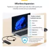 StarTech.com 4-Port USB-A Hub, 5 Gbit/s, Bus-Betrieb, USB-A auf 4x USB-A Mini Hub, extra langes 61 cm Host-Kabel, PCR-Kunststoff, tragbares Desktop-/Laptop-USB-Hub