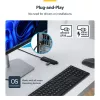StarTech.com 4-Port USB-A Hub, 5 Gbit/s, Bus-Betrieb, USB-A auf 4x USB-A Mini Hub, extra langes 61 cm Host-Kabel, PCR-Kunststoff, tragbares Desktop-/Laptop-USB-Hub