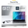 StarTech.com 4-Port USB-C Hub, 5 Gbit/s, Bus-betrieben, USB-C auf 4x USB-A Mini Hub, extra langes 61 cm Host-Kabel, PCR-Kunststoff, tragbarer Desktop- / Laptop-USB-Hub