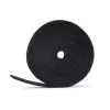 StarTech.com 75ft (22,8m) Klettband Rolle, 12,7mm breit, Schwarz, zuschneidbare wiederverwendbare Kabelbinder, Befestigungsband, anpassbare Stoffumwicklungen, Großrolle