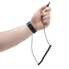 StarTech.com Antistatisches Armband mit Erdungskabel, ESD-sicheres Band mit 1,5 m abnehmbarem Kabel, verhindert elektrostatische Entladung, verstellbare Passform, TAA