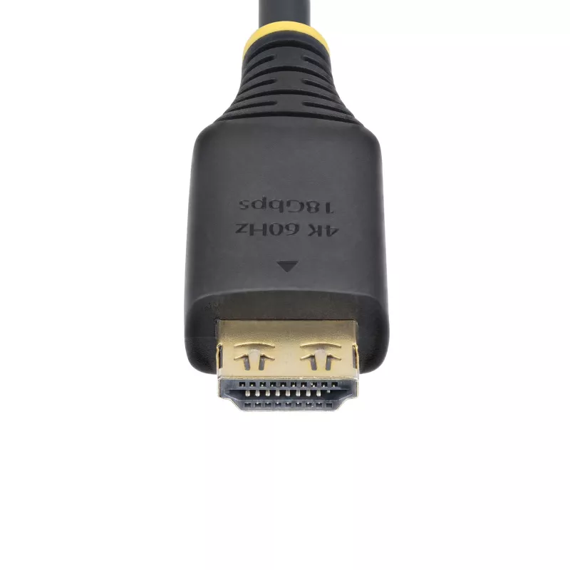 StarTech.com 30cm (1ft) High Speed HDMI-Kabel mit Griffsicheren Steckern, 4K 60Hz/1440p 144Hz, HDR10/HDCP 2.2/ARC, 18Gbps, UHD HDMI-Kabel für TV/Monitor/Anzeige, TPE-Mantel