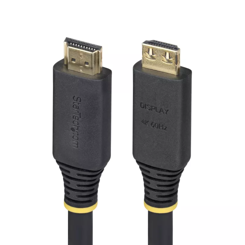 StarTech.com HDMI2-CABLE-GRIP-15M HDMI-Kabel HDMI Typ A (Standard) Schwarz