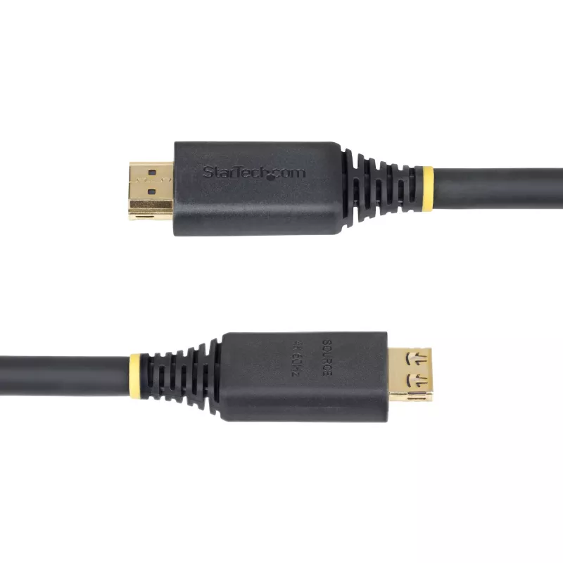 StarTech.com HDMI2-CABLE-GRIP-15M HDMI-Kabel HDMI Typ A (Standard) Schwarz