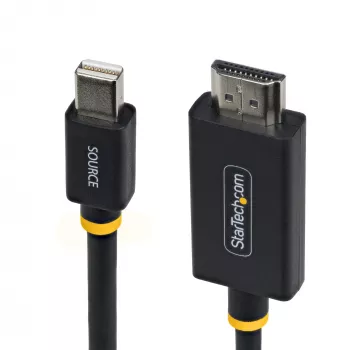 StarTech.com 1m (3ft) Mini DisplayPort auf HDMI Adapterkabel, 4K 60Hz mit HBR3/HDCP 2.3/DPCP, MDP auf HDMI 2.0, aktiver Videokonverter, Mini DisplayPort Desktop zu HDMI Monitor
