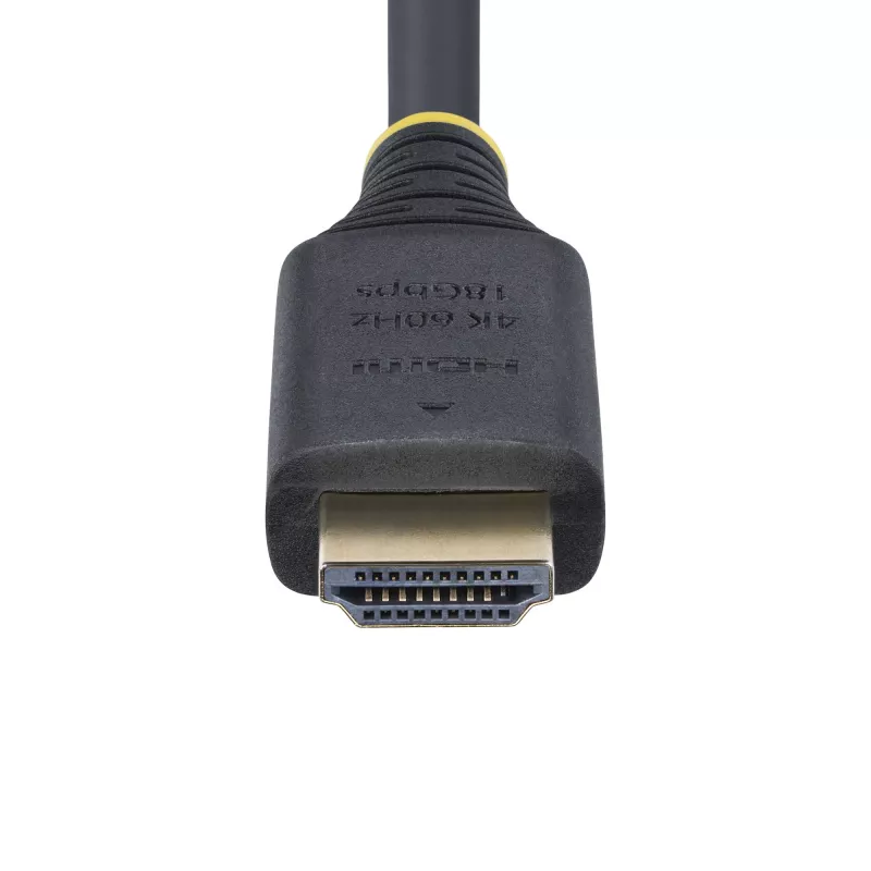StarTech.com 2,4m Premium zertifiziertes High Speed HDMI Kabel, 4K 60Hz/1440p 144Hz, HDR10/HDCP 2.2/ARC, 18Gbit/s, UHD HDMI 2.0 Kabel für TV/Monitor/Display, TPE-Mantel