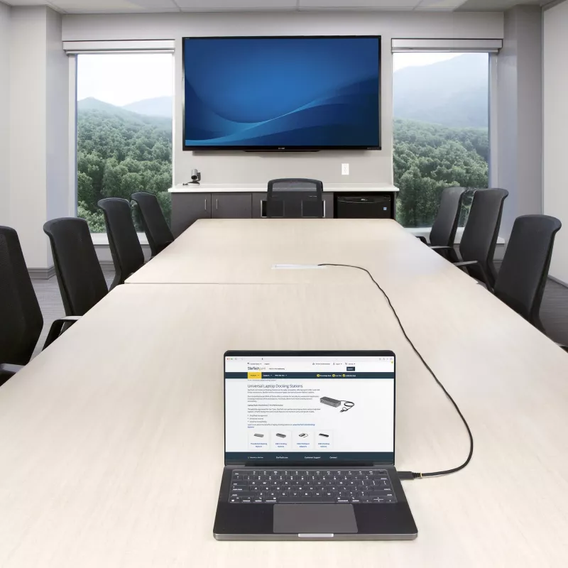 StarTech.com 2,4m Premium zertifiziertes High Speed HDMI Kabel, 4K 60Hz/1440p 144Hz, HDR10/HDCP 2.2/ARC, 18Gbit/s, UHD HDMI 2.0 Kabel für TV/Monitor/Display, TPE-Mantel