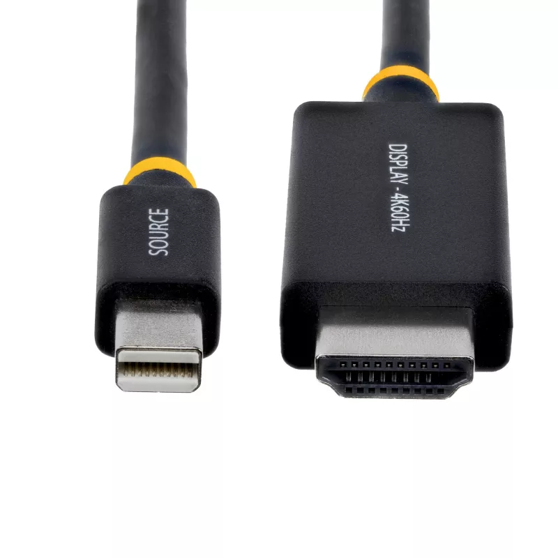 StarTech.com 2M-MDP-HDMI2-4K60 Videokabel-Adapter Mini DisplayPort HDMI Typ A (Standard) Schwarz