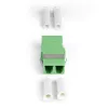 StarTech.com LC-auf-LC-Kupplung 10er-Pack, OS2 Singlemode SC-Footprint LC-LWL-Kupplung ohne Flansch, LC/APC Duplex-Adapter
