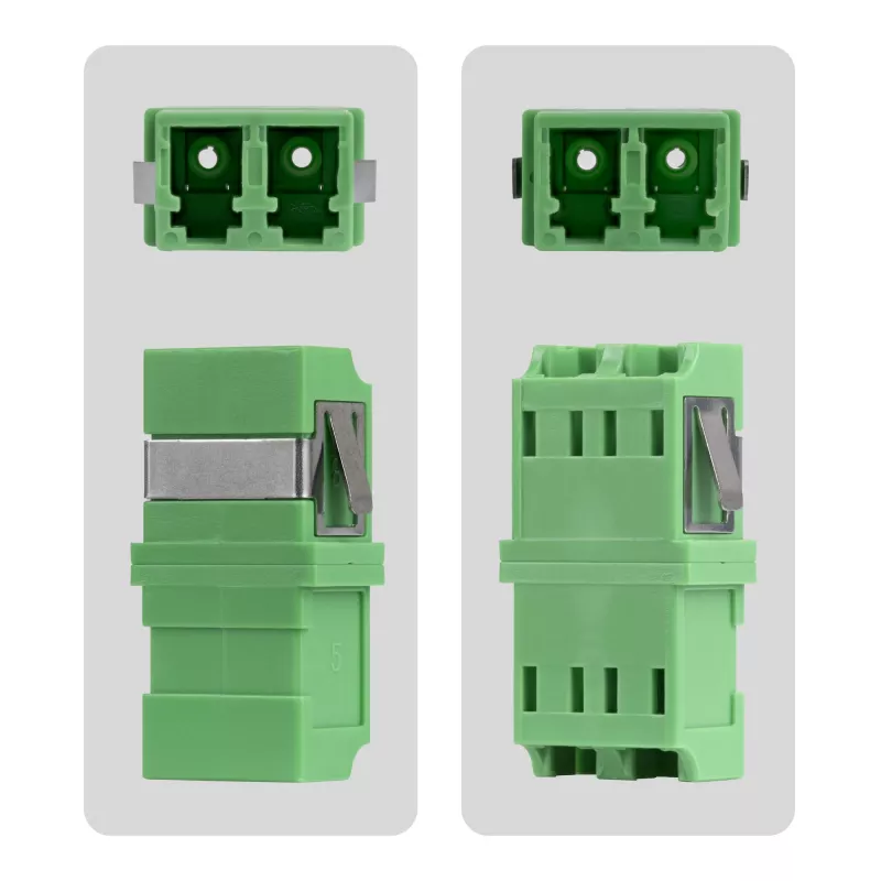 StarTech.com LC-auf-LC-Kupplung 10er-Pack, OS2 Singlemode SC-Footprint LC-LWL-Kupplung ohne Flansch, LC/APC Duplex-Adapter