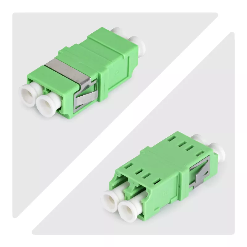 StarTech.com LC-auf-LC-Kupplung 10er-Pack, OS2 Singlemode SC-Footprint LC-LWL-Kupplung ohne Flansch, LC/APC Duplex-Adapter