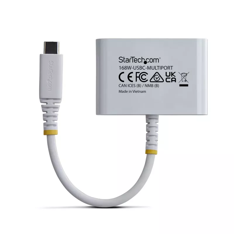 StarTech.com USB-C auf HDMI Multiport-Adapter mit 140W PD-Ladung, 4K 60Hz HDMI, USB 5Gbit/s Hub, Mini-Dock für MacBook / Dell / Thinkpad / HP / iPad / Tablets