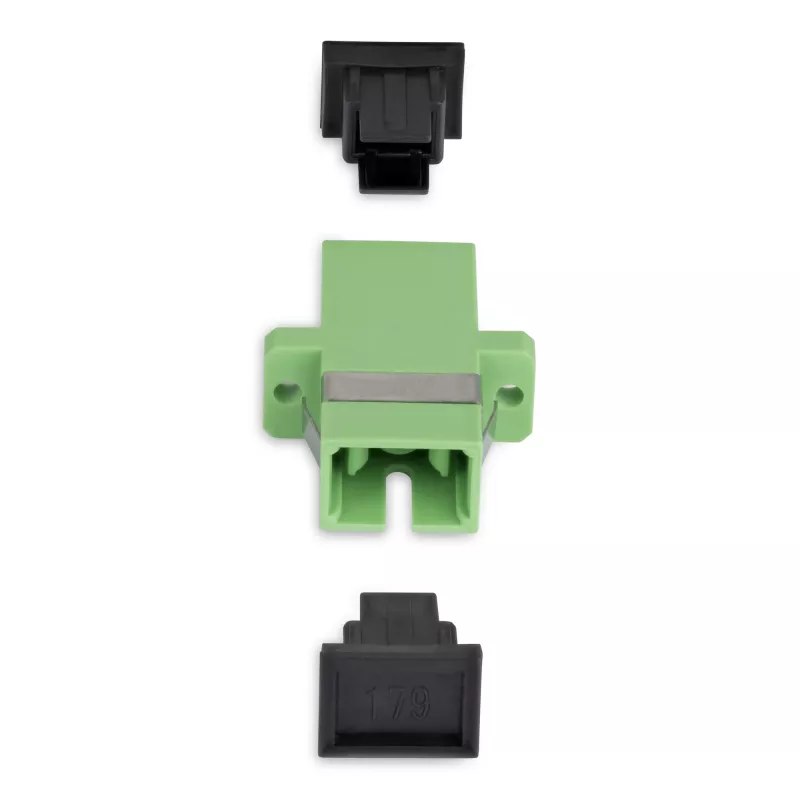 StarTech.com SC-auf-SC-Koppler 10er-Pack, OS2 Singlemode SC Glasfaserkoppler mit Flansch, SC/APC Simplex-Adapter