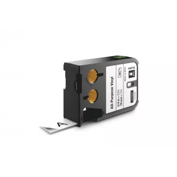 DYMO XTL Allzweck-Vinyletiketten | 19 mm | Schwarz auf Weiß, Schwarz auf weiß, Schwarz, Thermotransfer, Vinyl, Belgien, -40 – 60 °C