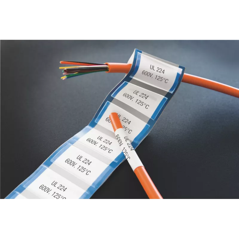 DYMO XTL Heat-Shrink Label Tubes | 6 mm x 2.7 m | Schwarz on White