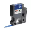 DYMO Rhino Industrie-Vinyl-Etiketten | 12 mm x 5,5 m | Weißer Druck auf Blau | Selbstklebend | für LabelManager & Rhino Etikettendrucker