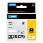 DYMO Rhino Industrie-Vinyl-Etiketten | 24 mm x 5,5 m | Schwarzer Druck auf Weiß | Selbstklebend | für LabelManager & Rhino Etikettendrucker