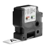 DYMO Rhino Industrial Wärmeschrumpf-Kabeletikettenrollen | 24 mm x 1,5 m | Schwarzer Druck auf Weiß | Selbstklebend | für Rhino Beschriftungsgeräte