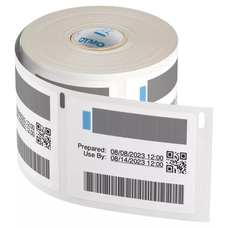 DYMO Authentic LabelWriter Etiketten zur Bestandsrotation für die Lebensmittelindustrie | 54 mm x 70 mm | 400 farbcodierte Selbstklebeetiketten | Für LabelWriter Etikettendrucker