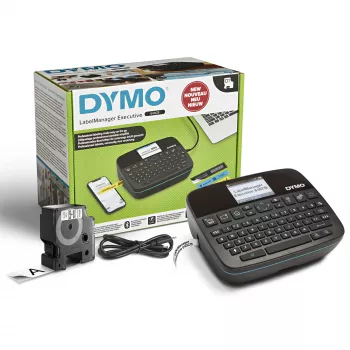 DYMO LabelManager Executive 640 CB Tragbarer Etikettendrucker | Kompaktes Etikettiergerät mit QWERTY-Tastatur | Bluetooth- & USB-Konnektivität | Kompatibel mit D1 Standard- & robusten Etiketten
