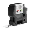 DYMO Rhino Industrie-Flexible Nylon-Etiketten | 24 mm x 3,5 m | Schwarz auf Weiß | Selbstklebend | für LabelManager & Rhino Etikettendrucker