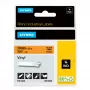 DYMO Rhino Industrie-Vinyl-Etiketten | 19 mm x 5,5 m | Schwarzer Druck auf Orange | Selbstklebend | für Rhino & LabelManager Etikettendrucker