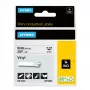 DYMO Rhino Industrie-Vinyletiketten | 9 mm x 5,5 m | Schwarzer Druck auf Weiß | Selbstklebend | für Rhino & LabelManager Etikettendrucker