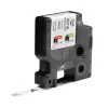 DYMO Rhino Industrie-Vinyletiketten | 9 mm x 5,5 m | Schwarzer Druck auf Weiß | Selbstklebend | für Rhino & LabelManager Etikettendrucker