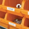 DYMO Rhino Industrie-Vinyl-Etiketten | 12 mm x 5,5 m | Schwarzer Druck auf Weiß | Selbstklebend | für Rhino & LabelManager Etikettendrucker