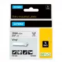 DYMO Rhino Industrial Vinyl-Etiketten | 19 mm x 5,5 m | Schwarzer Druck auf Weiß | Selbstklebend | für Rhino & LabelManager Etikettendrucker