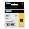 DYMO Rhino Industrial Vinyl-Etiketten | 19 mm x 5,5 m | Schwarzer Druck auf Weiß | Selbstklebend | für Rhino & LabelManager Etikettendrucker