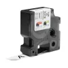 DYMO Rhino Industrie-Etiketten Permanent Polyester | 19 mm x 5,5 m | Schwarzer Druck auf Weiß | Selbstklebend | für Rhino & LabelManager Etikettendrucker