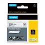 DYMO Rhino Industrie-Flexible-Nylon-Etiketten | 19 mm x 3,5 m | Schwarzer Druck auf Weiß | Selbstklebend | für Rhino & LabelManager Etikettendrucker