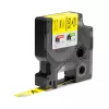 DYMO Rhino Industrial Flexible Nylonetiketten | 12 mm x 3,5 m | Schwarzer Druck auf Gelb | Selbstklebend | für Rhino & LabelManager Etikettendrucker