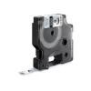 DYMO Rhino Industrie-Permanente Polyester-Etiketten | 9 mm x 5,5 m | Schwarzdruck auf Transparent | Selbstklebend | für LabelManager & Rhino Etikettendrucker