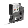 DYMO Rhino Industrial Dauerhafte Polyester-Etiketten | 12 mm x 5,5 m | Schwarzer Druck auf Transparent | Selbstklebend | für LabelManager & Rhino Beschriftungsgeräte