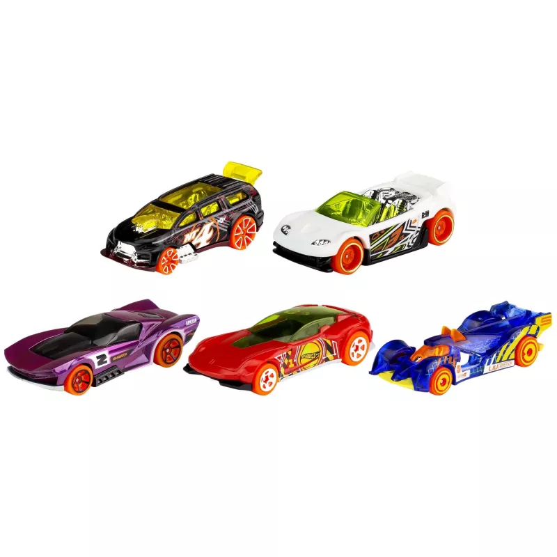 Hot Wheels 5er-Pack Sortiment, Fahrzeugset, 3 Jahr(e), Verschiedene Farben
