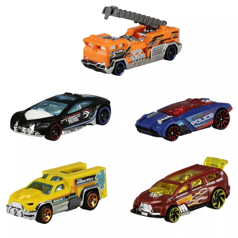 Hot Wheels 5er-Pack Sortiment, Fahrzeugset, 3 Jahr(e), Verschiedene Farben