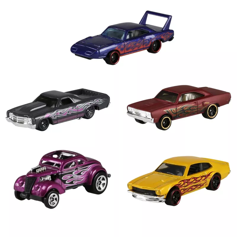 Hot Wheels 5er-Pack Sortiment, Fahrzeugset, 3 Jahr(e), Verschiedene Farben