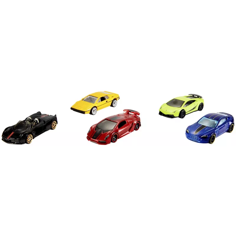 Hot Wheels 5er-Pack Sortiment, Fahrzeugset, 3 Jahr(e), Verschiedene Farben