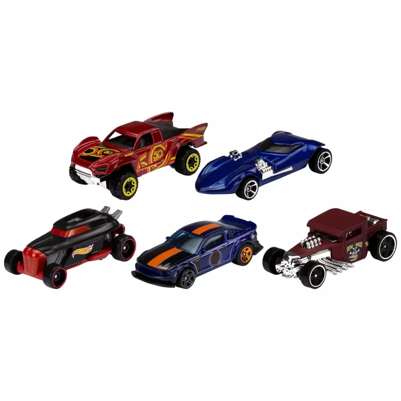 Hot Wheels 5er-Pack Sortiment, Fahrzeugset, 3 Jahr(e), Verschiedene Farben
