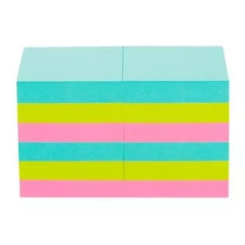3M 622-12SS-MIA Haftnotizen Quadratisch Blau, Pink, Gelb Selbstklebend