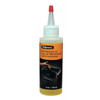 Fellowes Aktenvernichter-Öl 120 ml, Schmieröl, 0,12 L, Mehrfarbig, 44,5 mm, 44,5 mm, 161,9 mm