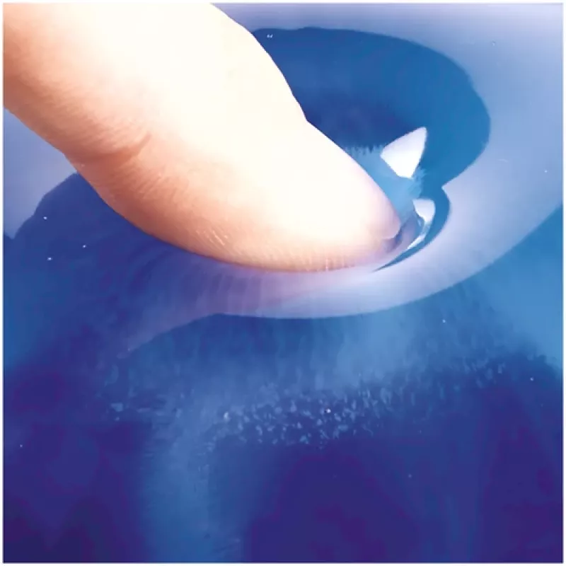 Fellowes Maus Mat Wrist Support - Crystals Gel Mauspad mit rutschfester Gummibasis - Ergonomische Mausmatte für Computer, Laptop, Home-Office – Kompatibel mit Laser- und optischen Mäusen – Blau
