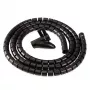 Fellowes CableZip - Schwarz, Kabelhülle, Schreibtisch, Schwarz
