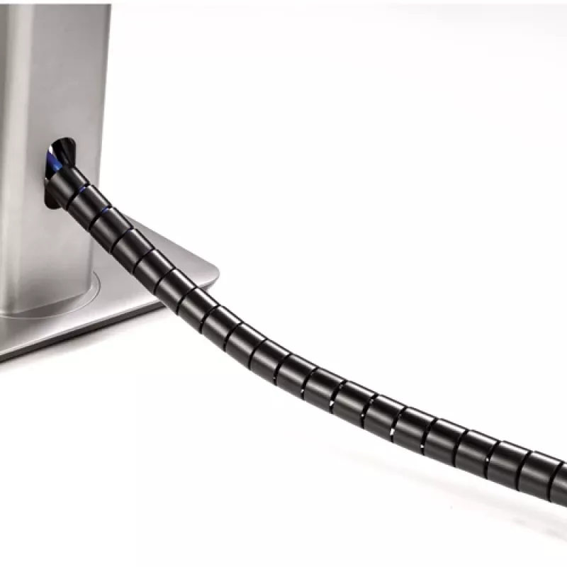 Fellowes CableZip - Schwarz, Kabelhülle, Schreibtisch, Schwarz